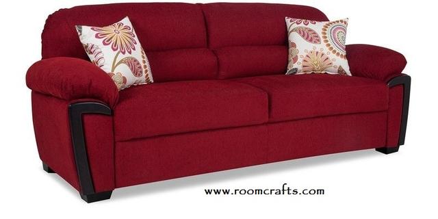 Brand New Rosewood Sofa Set (3+1+1) by Room Crafts