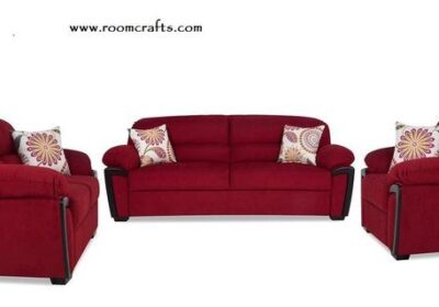 Brand New Rosewood Sofa Set (3+1+1) by Room Crafts