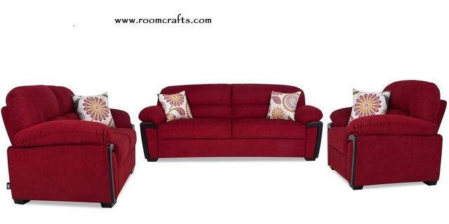 Brand New Rosewood Sofa Set (3+1+1) by Room Crafts