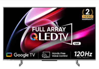 Hisense U6K QLED Smart TV with Dolby Vision and ATMOS