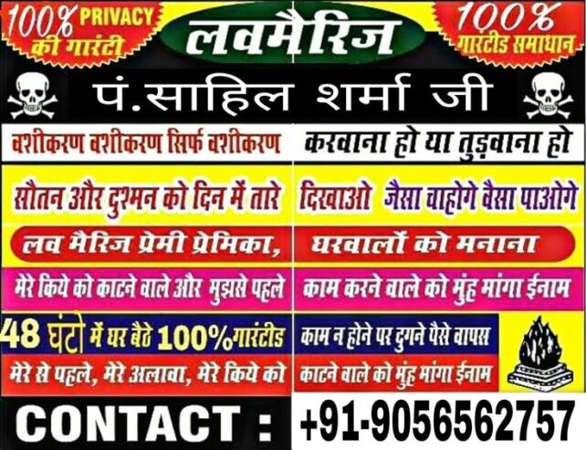 Love Marriage Solution Expert Astrologer Shastri Ji +91-905656275
