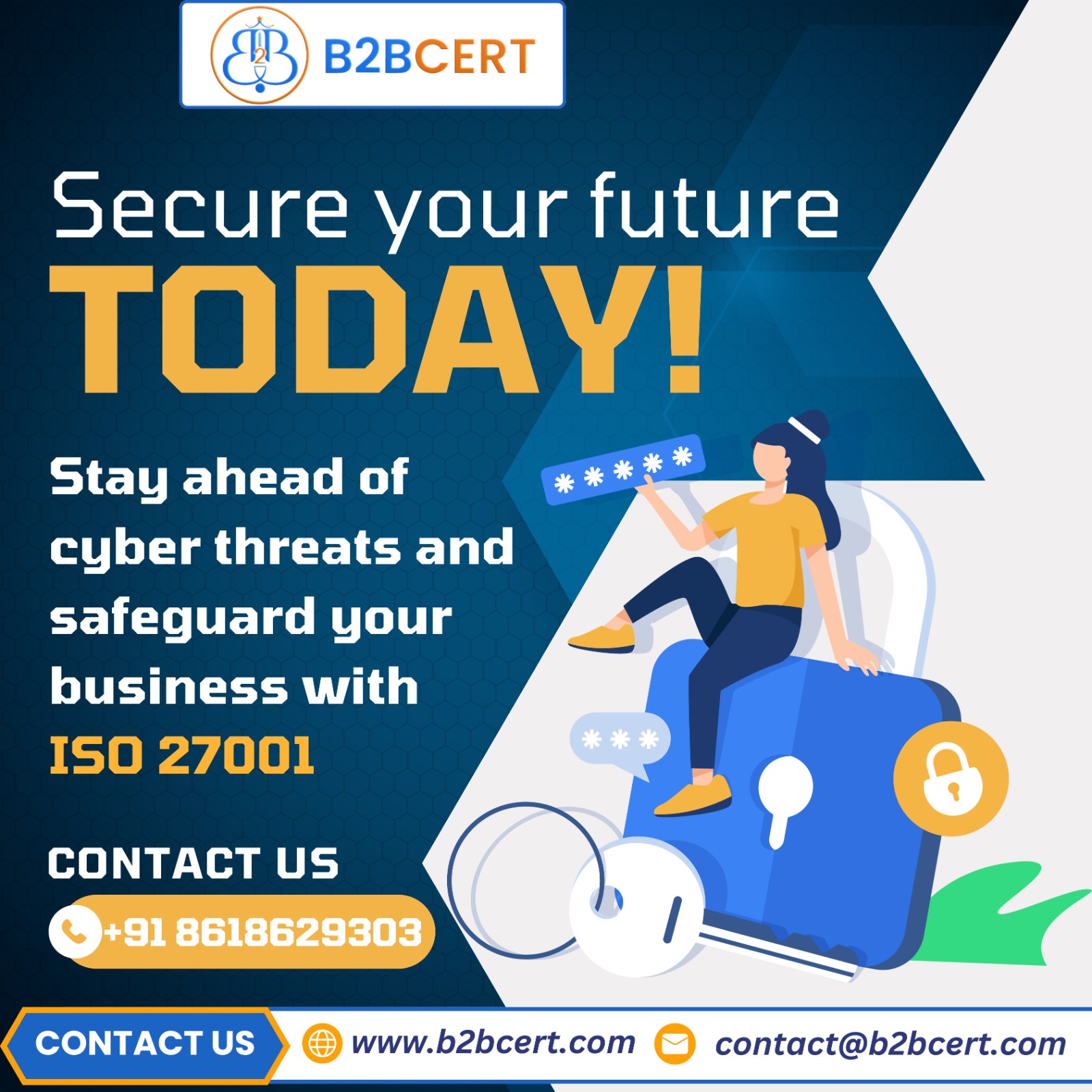Achieve ISO 27001 Certification in Dubai with B2Bcert – Your Info
