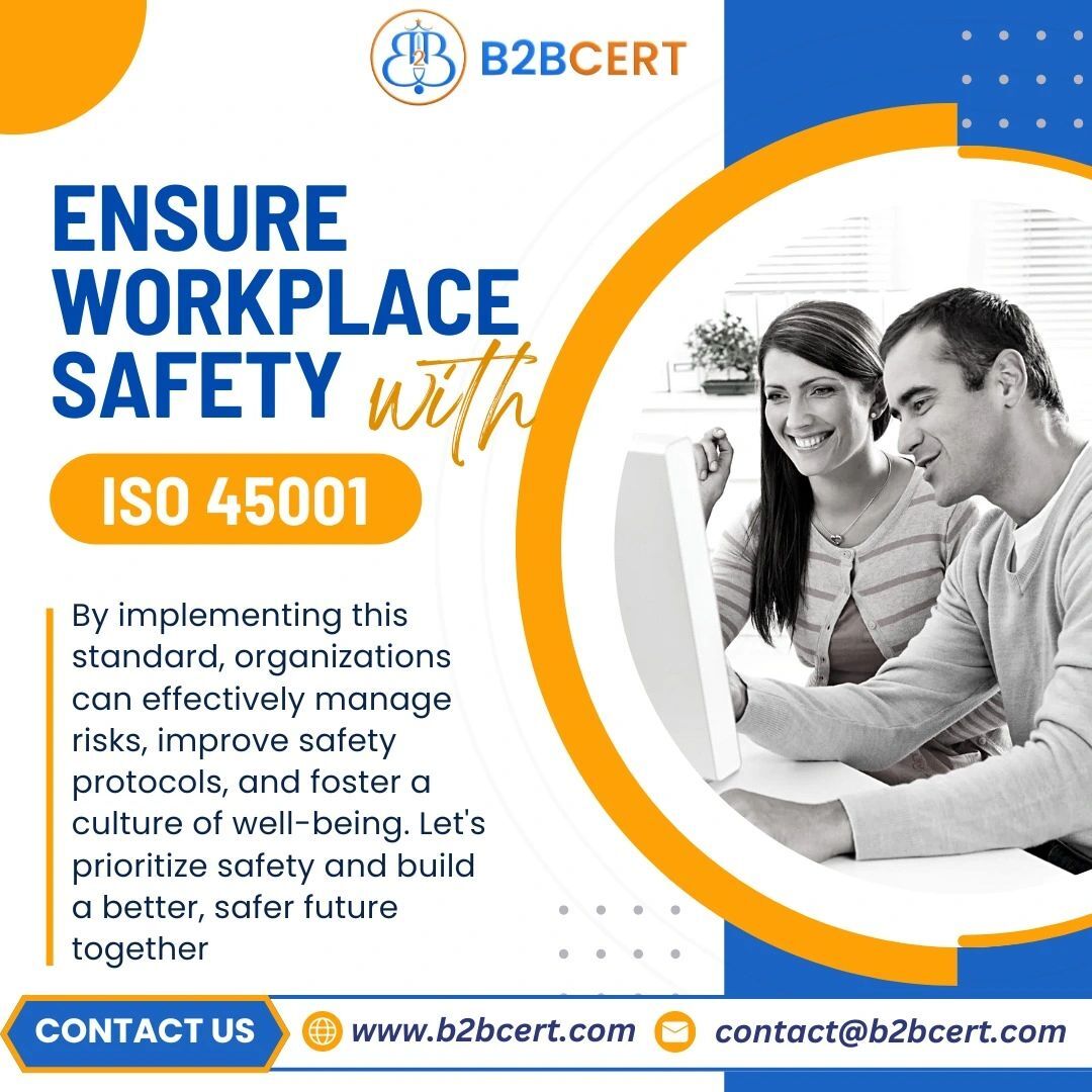 Boost Workplace Safety with ISO 45001 Certification in Bangalore